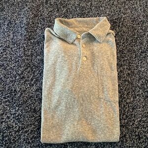 CREWCUTS BOYS GRAY POLO SOFT JERSEY MATERIAL SIZE XL.